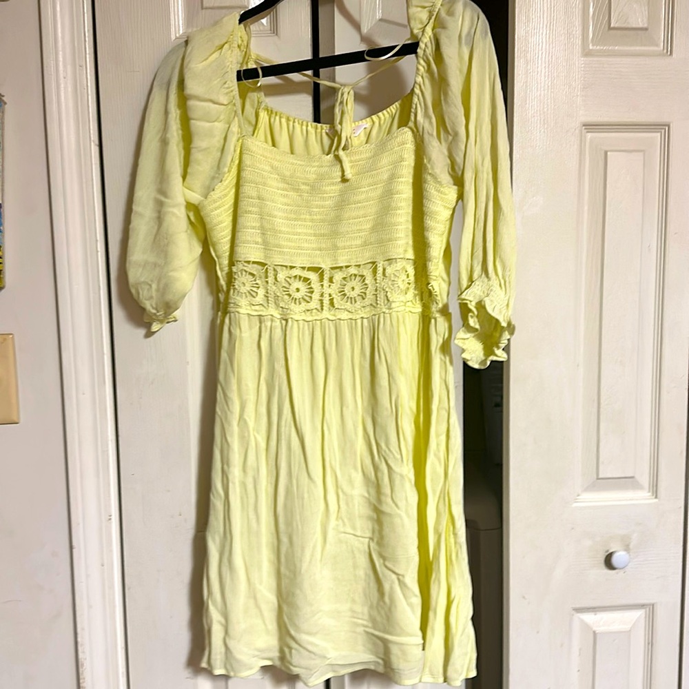Yellow Lauren Conrad dress